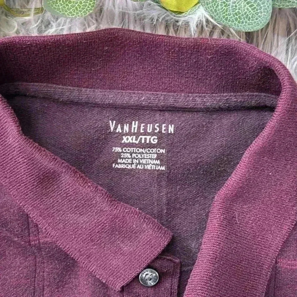 Van Heusen Flex Classic-Fit Rhododendron Polo, XXL - Picture 5 of 8